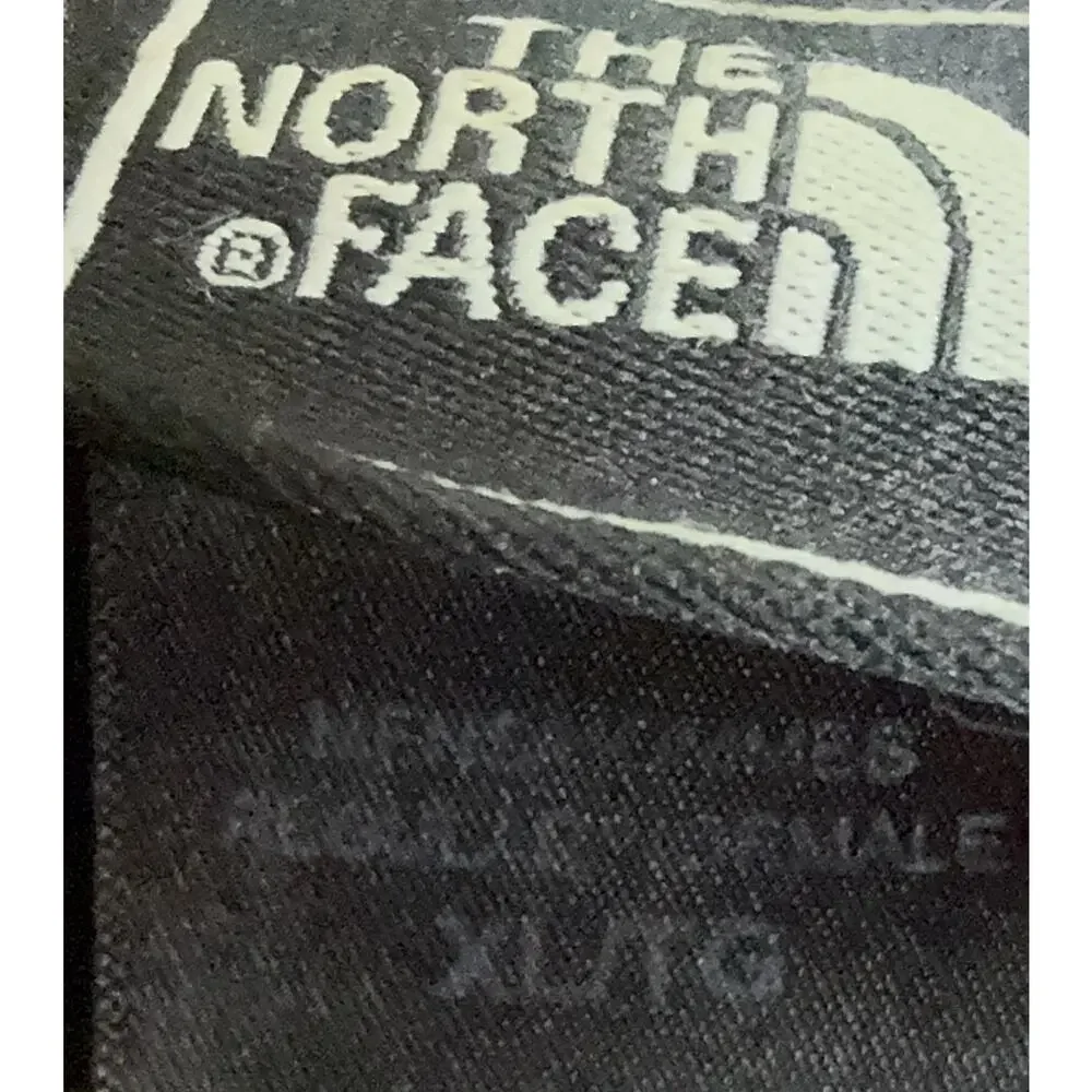 The North Face Apex Black Gray Jacket Mens Size L Softshell Full‎ Zip Pockets